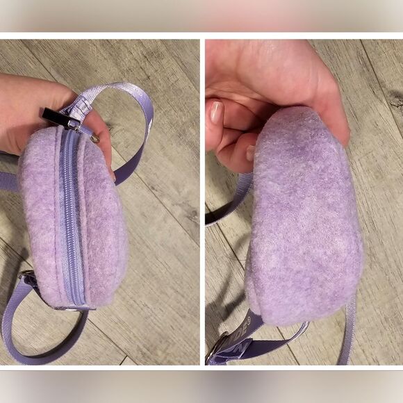 Bonnie Clyde Lavender Zip Top Small Crossbody Bag with Adjustable Strap NWOT - Picture 8 of 11